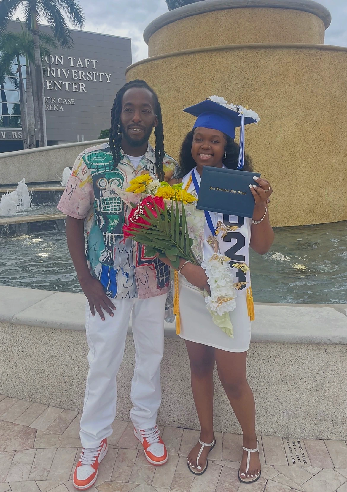 Marcus and his daughter Tiara